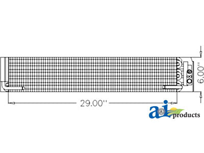 A-RE180243 Evaporator Core, Less Valve PN: RE180243