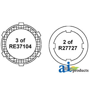 A-RE37119 Plate\Disc Kit PN: RE37119