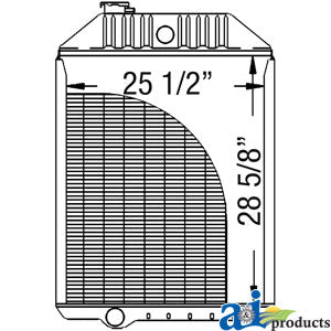 A-RE38666 Radiator PN: RE38666