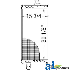 A-RE69135 Radiator PN: RE69135