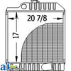 A-RE70236 Radiator PN: RE70236