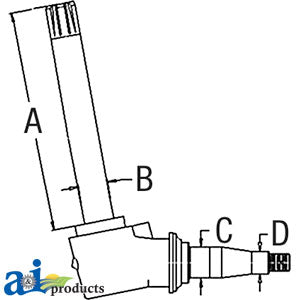 A-RE71278 Spindle (RH/LH) PN: RE71278