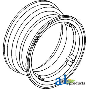 A-RW09244 Rim, Rear Wheel 9