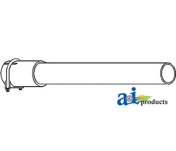 A-S412X48 Straight Pipe PN: S412X48