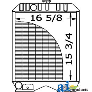 A-SBA310100600 Radiator PN: SBA310100600