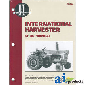 A-SMIH203 International Harvester (Farmall) Shop Manual PN: SMIH203