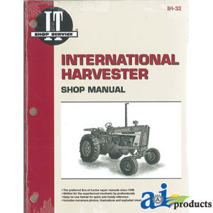A-SMIH32 International Harvester (Farmall) Shop Manual PN: SMIH32