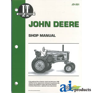 A-SMJD201 John Deere Shop Manual PN: SMJD201