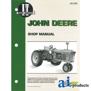 A-SMJD203 John Deere Shop Manual PN: SMJD203