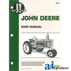 A-SMJD4 John Deere Shop Manual PN: SMJD4