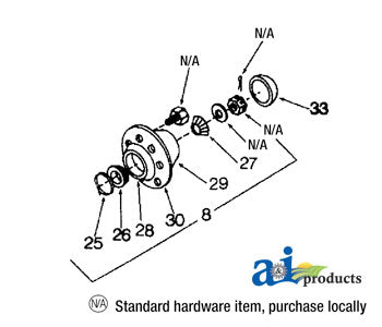 A-SP19138 Hub Cap PN: SP19138