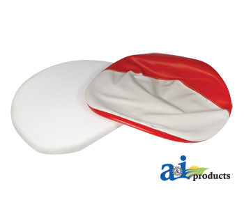 A-SSC350-17 Pull Over Bottom Cushion for H&M Pans w/ Foam, RED/WHT PN: SSC350-17