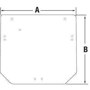 A-SU34370 Glass, Rear PN: SU34370