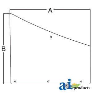 A-L62594 Glass, Door, Service (SGB) PN: L62594