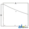 A-L62594 Glass, Door, Service (SGB) PN: L62594