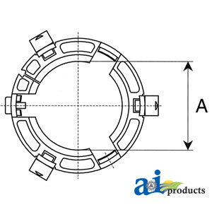 A-BP255050006 Shield Bearing, Inner PN: BP255050006