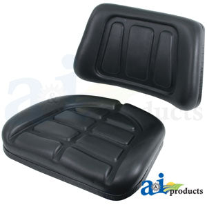 A-T103BL Seat Cushion Set, Trapezoid, Black PN: T103BL