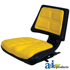 A-T110YL Seat, Universal w/ Trapezoid Back, YLW PN: T110YL