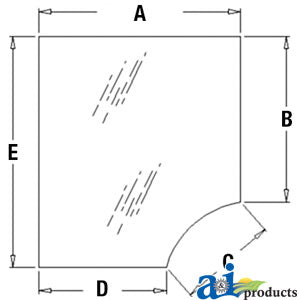 A-T113467 Glass, Windshield PN: T113467