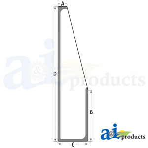 A-T182927 Glass, LH Front PN: T182927