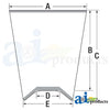 A-T230096 Glass, Front Windshield PN: T230096