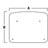 A-T242807 Plexiglass, Cab Roof PN: T242807
