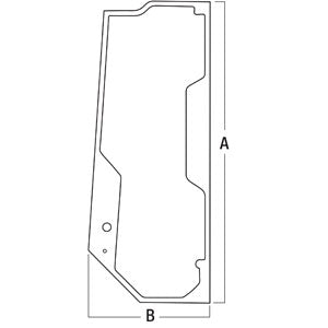 A-T244710 Glass, LH Door PN: T244710