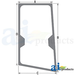 A-T244711 Glass, RH Door PN: T244711