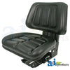 A-T333BL Seat w/ Trapezoid Backrest, Black Vinyl, 265 lb / 120 kg Weight Limit PN: T333BL