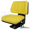 A-T333YL Seat w/ Trapezoid Backrest, Yellow Vinyl, 265 lb / 120 kg Weight Limit PN: T333YL