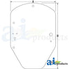 A-T344818 Glass, Cab Door PN: T344818