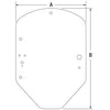 A-T361540 Glass, Cab Door PN: T361540