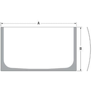 A-T396404 Glass, Lower Windshield PN: T396404