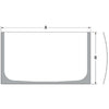 A-T396404 Glass, Lower Windshield PN: T396404