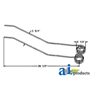 A-TE1700763 Rake Tine, Miller PN: TE1700763