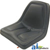 A-TMS444BL Seat, Michigan Style, w/ Slide Track, BLK PN: TMS444BL