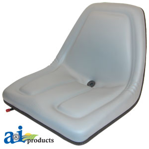 A-TMS444GR Seat, Michigan Style, w/ Slide Track, GRY PN: TMS444GR