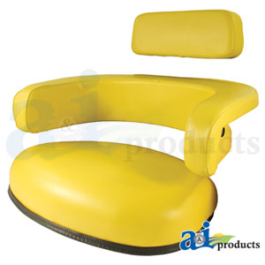 A-TY26545 Seat Cushion Kit, 3 Piece, Yellow Vinyl PN: TY26545