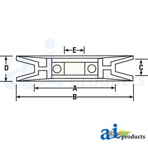 A-B1SB10131 V-Idler PN: B1SB10131