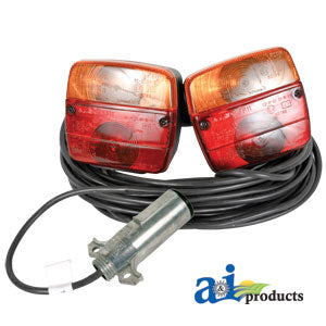 A-VLC2120 Trailer Magnetic Light Kit w/ Case, 39', 7 Pin Plug (North America) PN: VLC2120