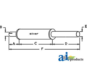 A-A29991 Muffler PN: A29991