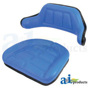 A-W103BU Seat Cushion Set, Wrap Around, Blue PN: W103BU