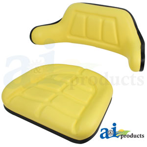 A-W103YL Seat Cushion Set, Wrap Around, Yellow PN: W103YL