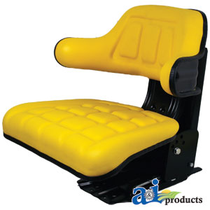 A-TY24763 Complete Seat, Wrap Around Back w/ Arms, YLW PN: TY24763