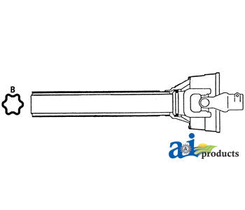 A-110680021 Implement Half 80? CV Driveline, 540 RPM PN: 110680021