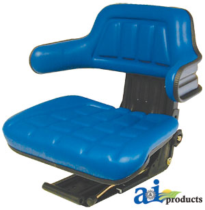 A-W300BU Wrap Around Back w/ Arms, BLU PN: W300BU