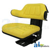 A-W333YL Seat w/ Wrap Around Back w/Arms, Yellow Vinyl, 265 lb / 120 kg Weight Limit PN: W333YL