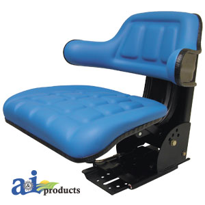 A-WF222BU Flip-Up Seat, Wrap Around Back, BLU PN: WF222BU
