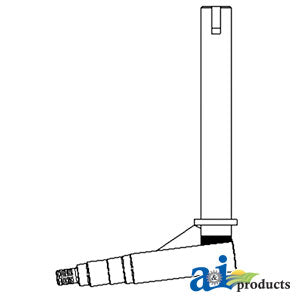 A-WF29180 LH/RH Keyed Spindle, used on WF2917 axle PN: WF29180