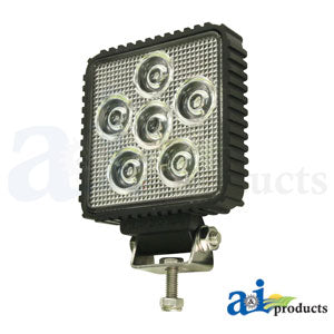 A-WL10E Work Lamp, E-Series LED, Flood, Square PN: WL10E